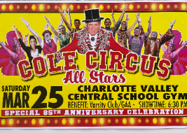 Billy Martin Cole Circus March 25th